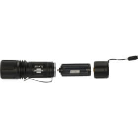 brennenstuhl LED Taschenlampe LuxPremium TL 410 F mit Batterie und heller CREE-LED