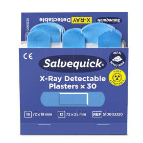 Salvequick Pflaster Nachfüllset für Pflasterspender Pflasterstrips X - Ray Detectable Refill 510003320