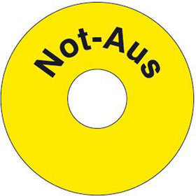 Schild not aus