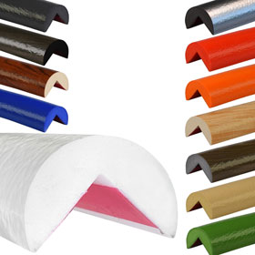Knuffi Eckschutzprofil Colour Typ A silber, selbstklebend, Länge:  1, 0 m