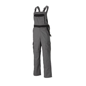 Dickies Workwear Industry 300 Latzhose kaufen verstellbarem grau-schwarz Arbeitshose mit strapazierfähige Bündchen