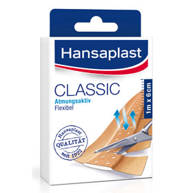 Wundversorgung Pflaster Hansaplast Classic, Textilpflaster für