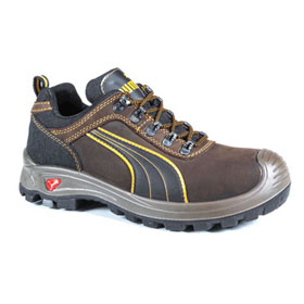 Sicherheitsschuhe Fußschutz S3 HRO PUMA Halbschuh, Farbe: braun - schwarz,  m. Kunststoffkappe, 