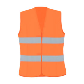 Warnschutzwesten Warnbekleidung Damen Farbe: fluoreszierend orange