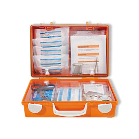 Söhngen Erste-Hilfe-Koffer SN-CD Norm Plus orange mit Füllung nach