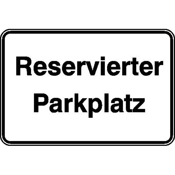 Reserviert Parkplatz-Kennzeichen-Schilder kaufen