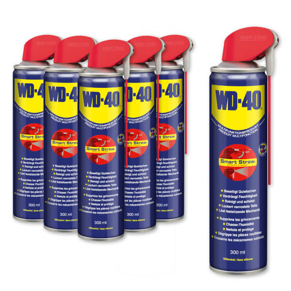 - Smart-Straw mit kaufen WD-40 Feuchtigkeitsverdränger Einem Schmiermittel in Multifunktionsöl Kontaktspray Sparset 6er Rostlöser